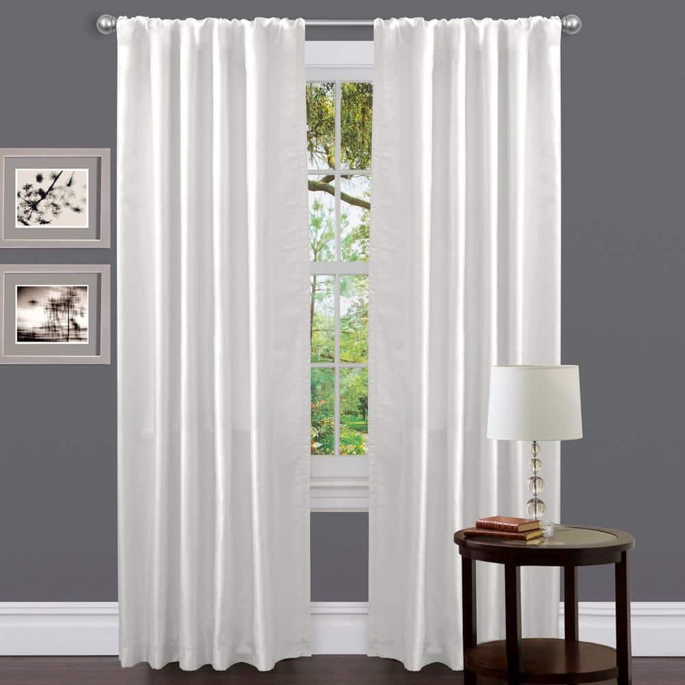 Lush Decor Venetian Polyester Semi Sheer Curtain Single Panel