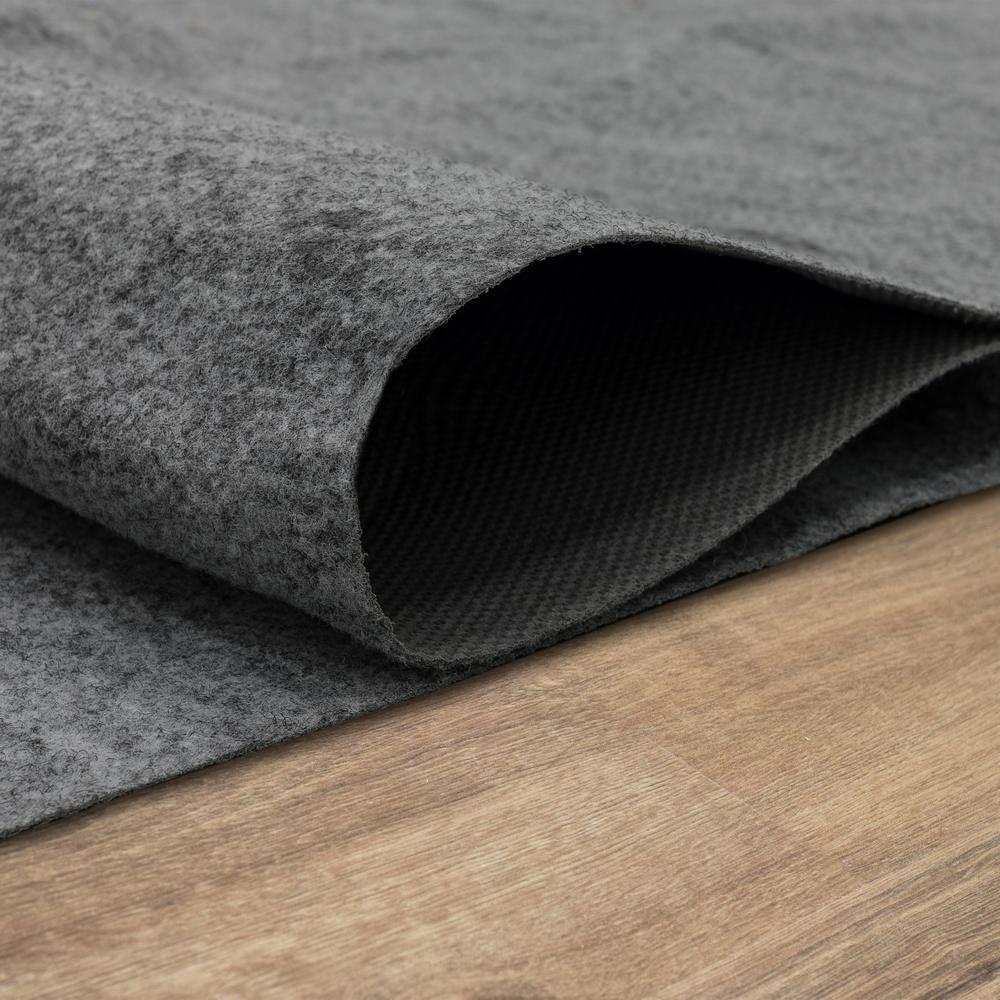 Mohawk Home 2 x 8 1/8 Low Profile Non Slip Rug Pad Felt + Rubber Gripper, Great For High Traffic Areas -Safe For All Floors, Grey