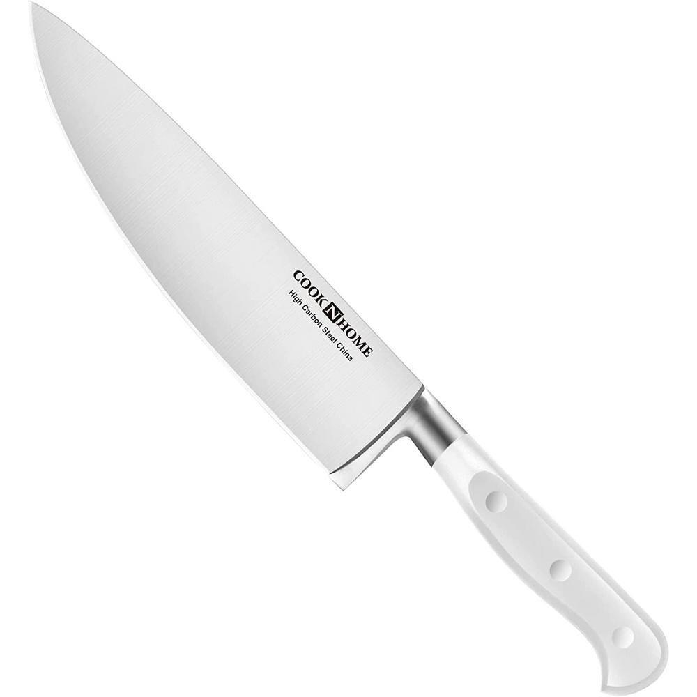 Cook N Home Kitchen Knife Set with Bamboo Storage Block 15-Piece