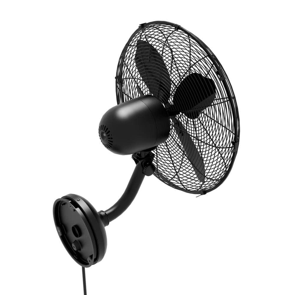 HUNTER - 97318 - Oscillating Wall Mounted Fan 16 inch 3 speeds Classic W16