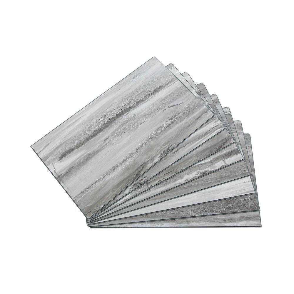 Palisade 25.6 in. x 14.8 in. Interlocking Vinyl Waterproof Wall Tiles