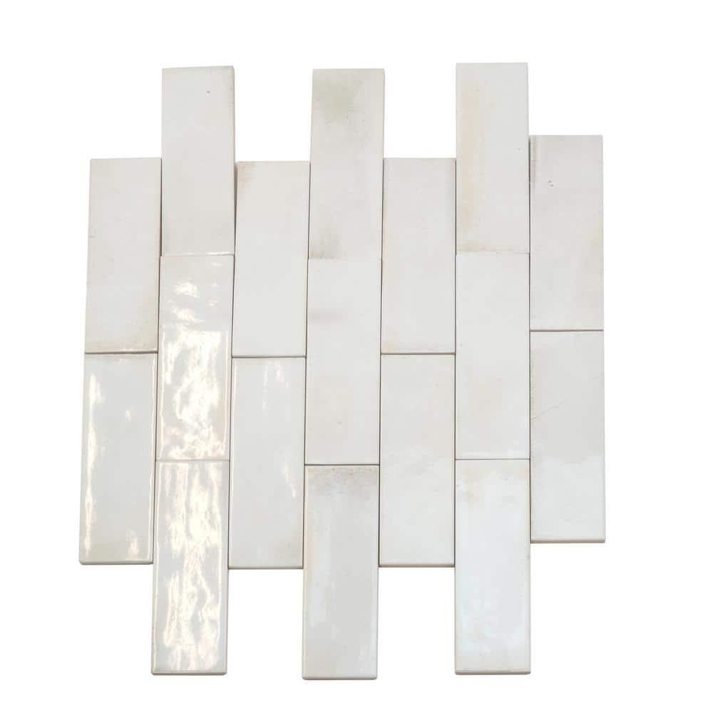 2.58'' W x 7.9'' L Ceramic Subway Singular Tile