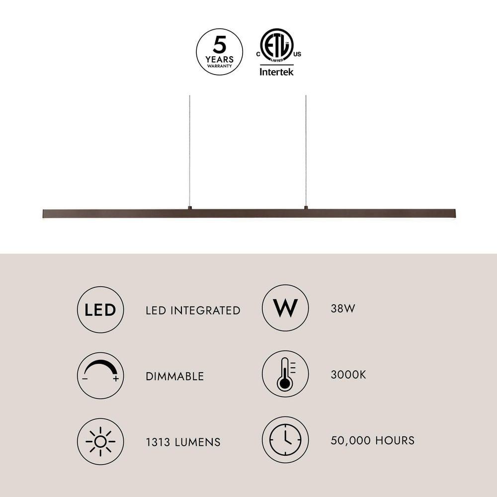 Vega 1 - Light LED Kitchen Island Pendant