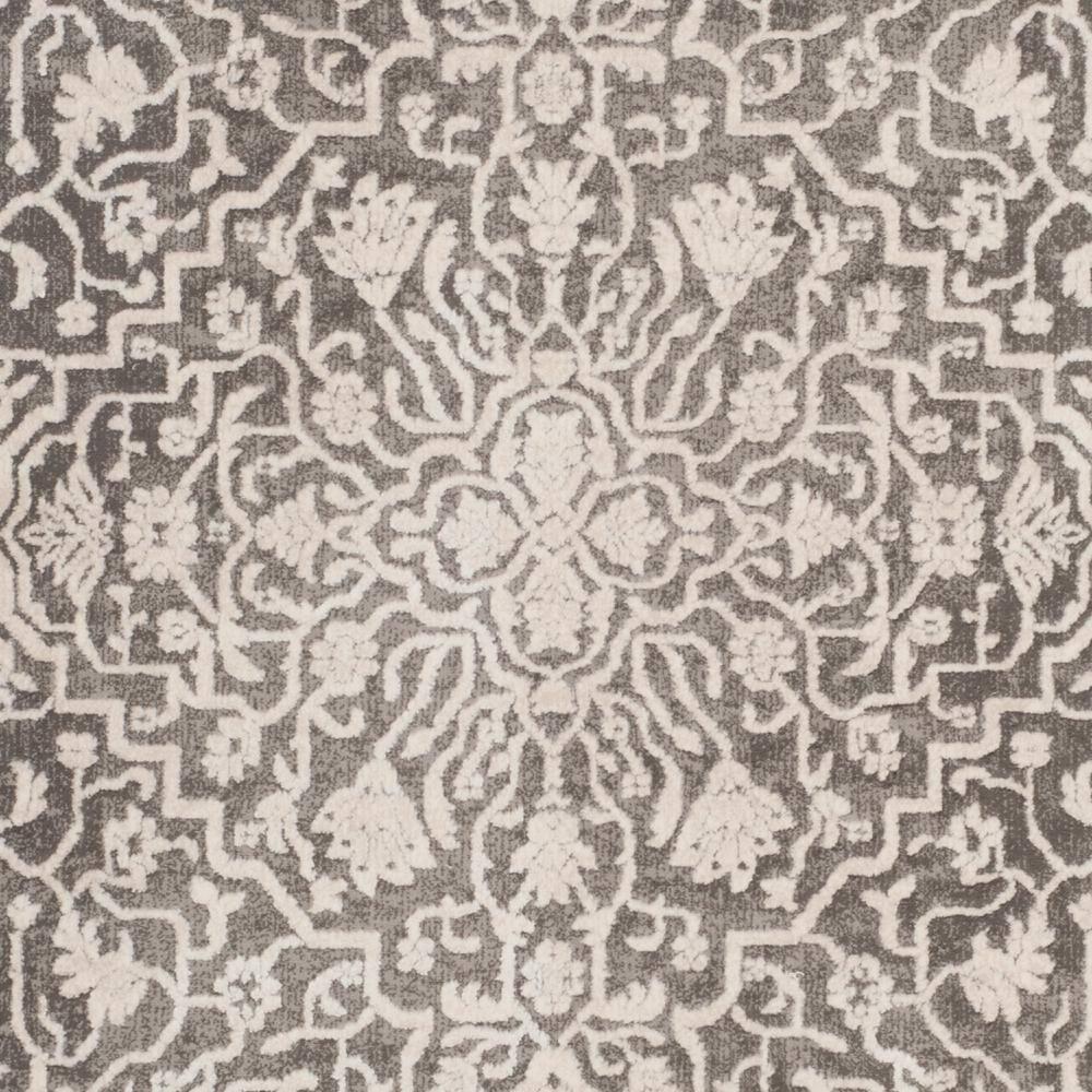 Reflection RFT670 Power Loomed Indoor Area Rug - 6'x9' - Dark Grey/Cream - Safavieh
