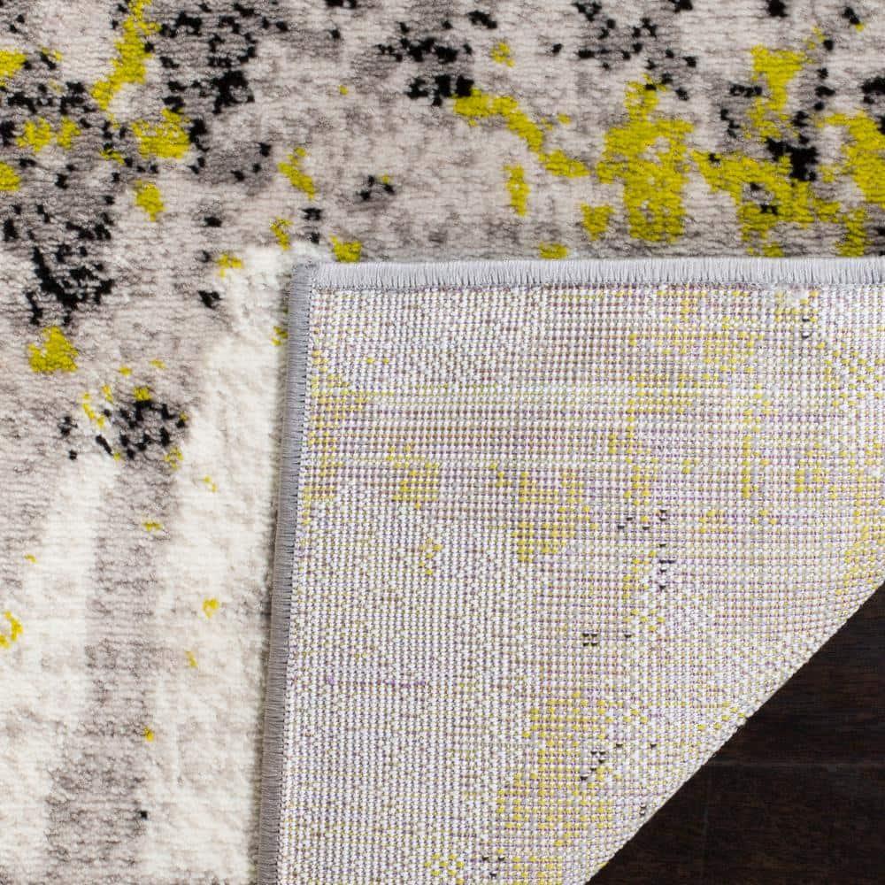 Skyler SKY193 Power Loomed Indoor Area Rug - Grey/Green - 8'x10' - Safavieh