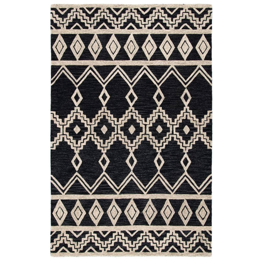 Union Rustic Abbegail Hand Tufted Wool Southwestern Rug