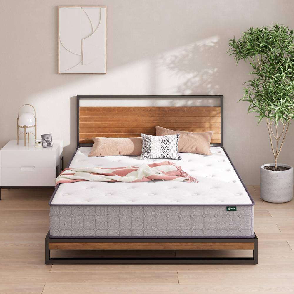 Zinus Zinus 8” Medium Comfort Support Cooling Gel Hybrid Mattress