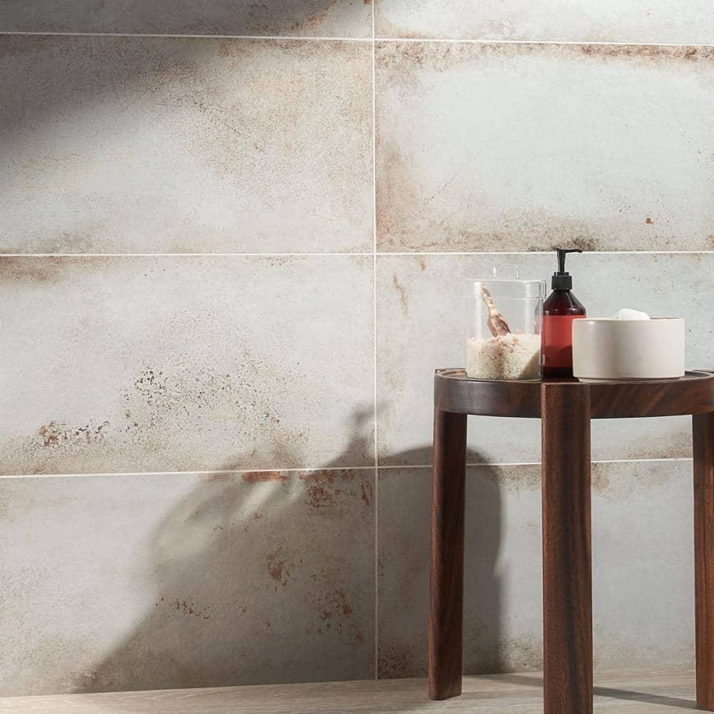 12" x 24" Matte Cement Look Porcelain Wall & Floor Tile (11.62 Sq. Ft. / Case)