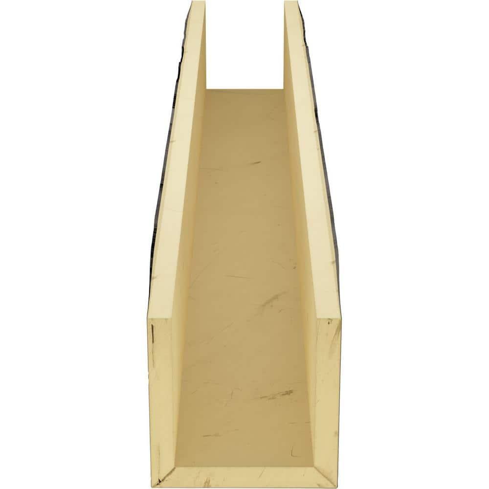 Ekena Millwork Pecky Cypress Endurathane Faux Wood 3-Sided Ceiling Beam (U-beam)