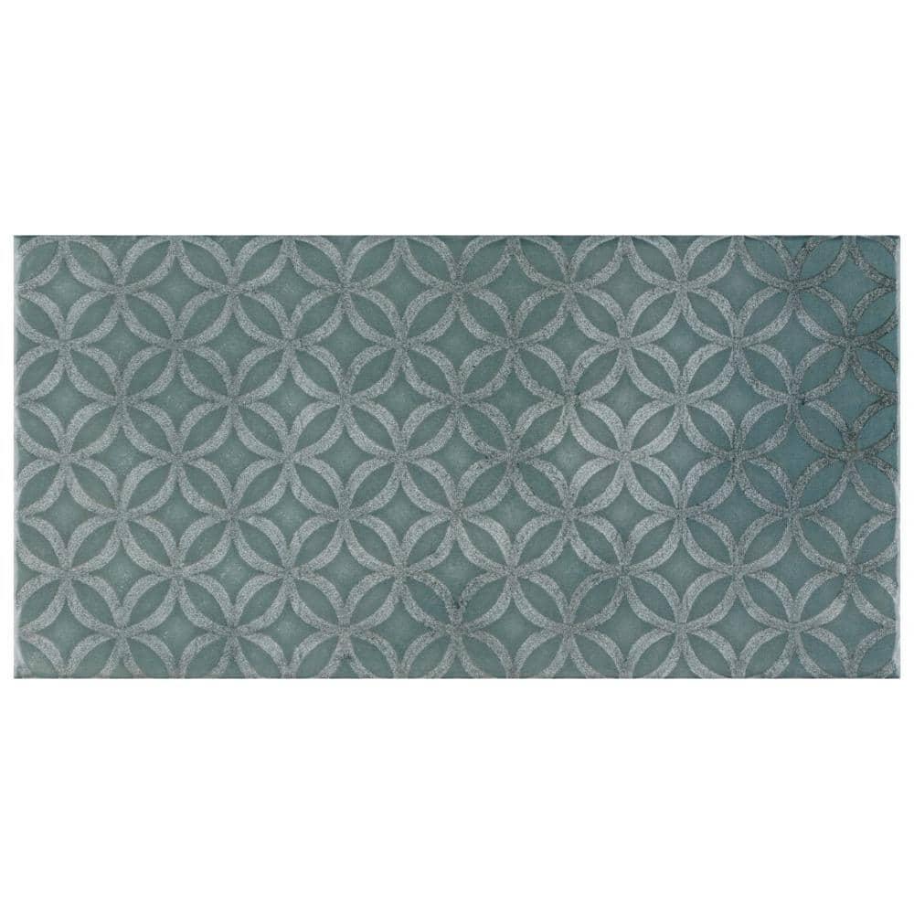 Merola Tile Camden 4" x 8" Ceramic Patterned Subway Wall Tile