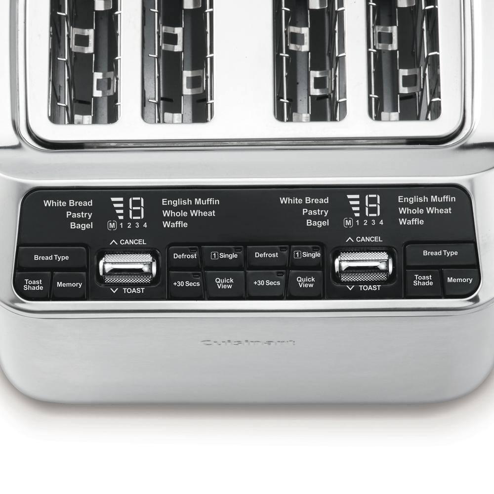 Cuisinart ® Stainless Steel Motorized Digital 4-Slice Toaster