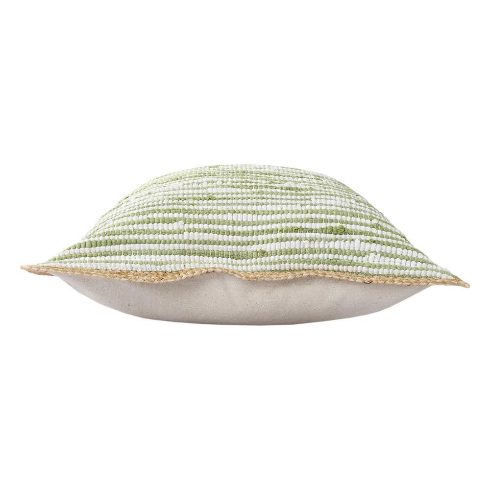 Rajani Home Chindi Handmade Striped Throw Pillow