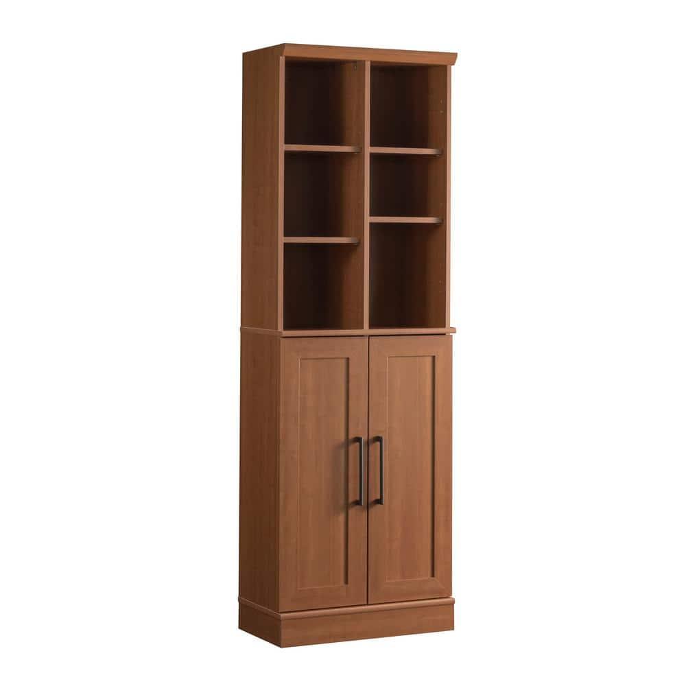 Sauder Homeplus 2 Door Storage Cabinet Sienna Oak