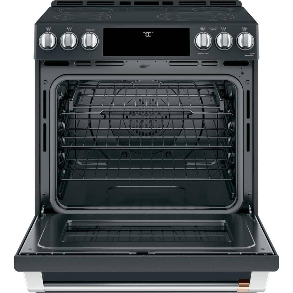 Café Café Kitchen Suite 30" 5.7 cu. ft. Smart Slide-in Electric Range with Convection Oven CES700P3MD1