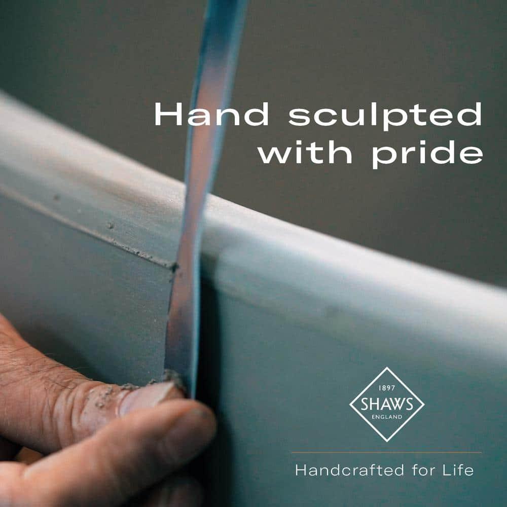 Shaws 30" Single Bowl Farmhouse Apron Front Fireclay Kitchen Sink