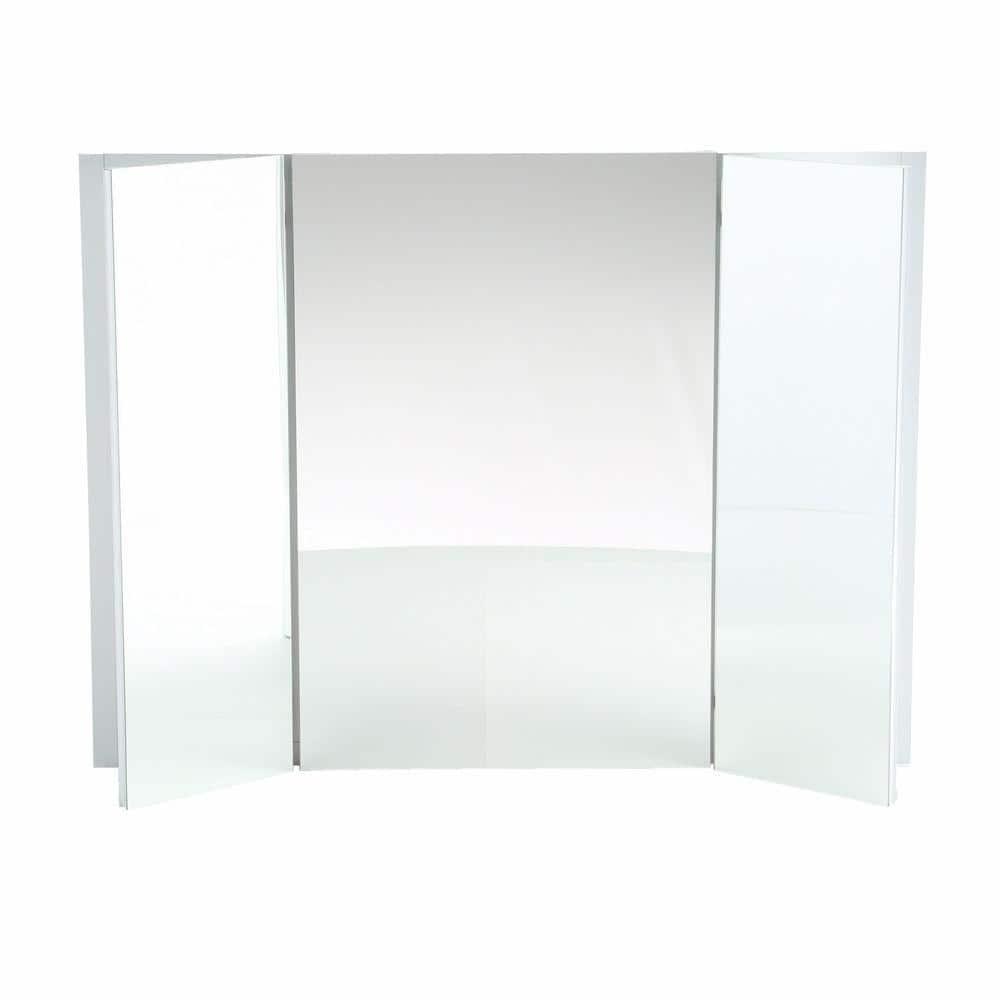 KOHLER Verdera® Aluminum Triple-Door Medicine Cabinet, Frameless with Adjustable Shelves
