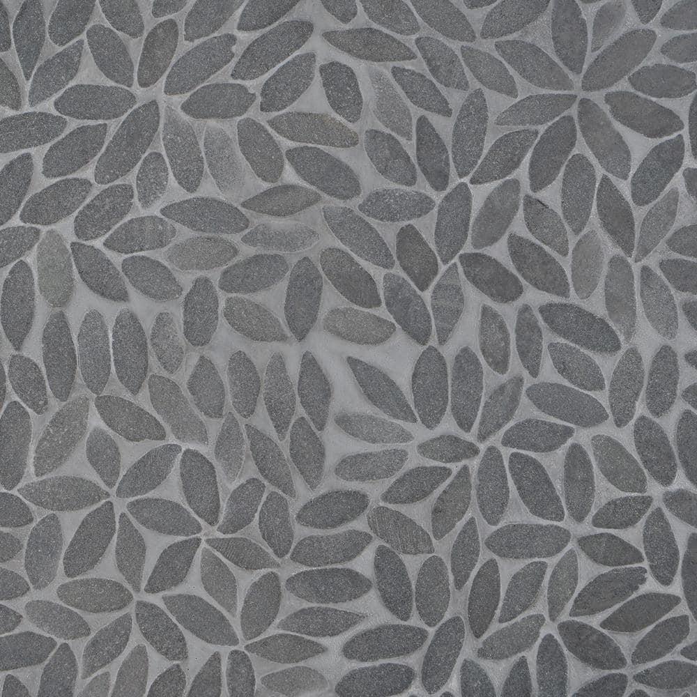 Picturesque Flower 11.81 in. x 11.81 in. Natural Stone Floor and Wall Mosaic Tile (0.97 Sq. Ft. / Each)