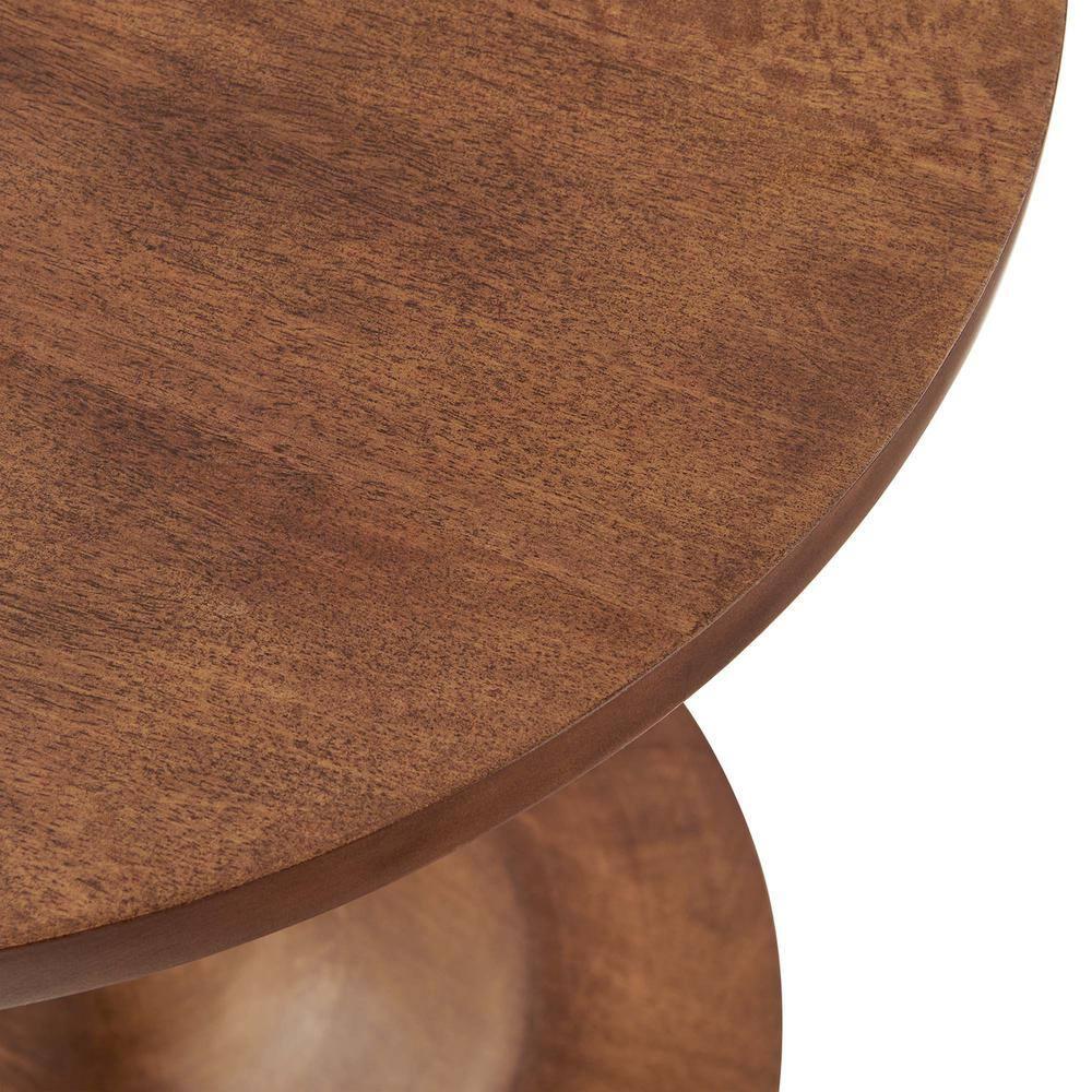 Modway Modway Lina Solid Wood Pedestal End Table