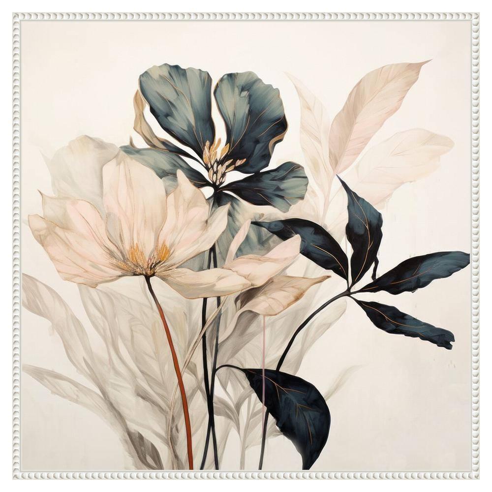 Amanti Art 30"x30" Whimsical Blossoms I by Lazar studio Framed Canvas Wall Art Print