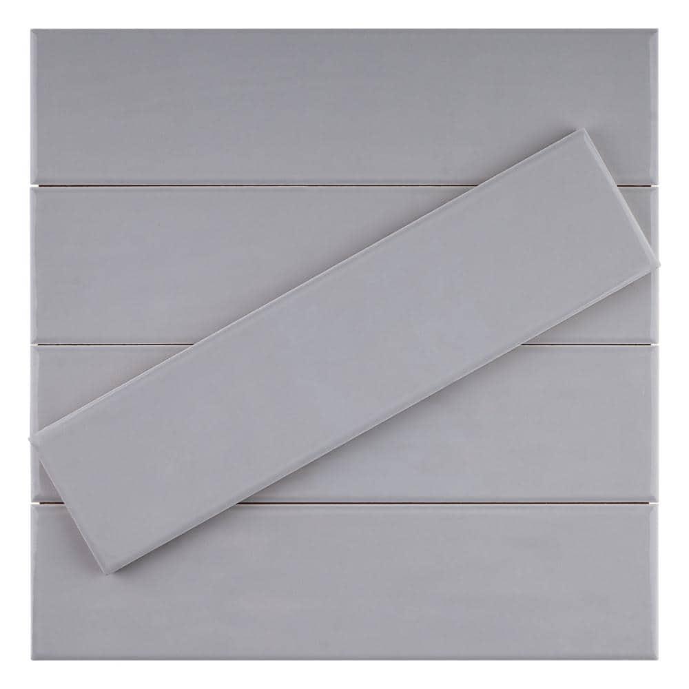 Supreme Tile Zarati 2.95 in. X 11.81 in. Polished Ceramic Subway Wall Tile