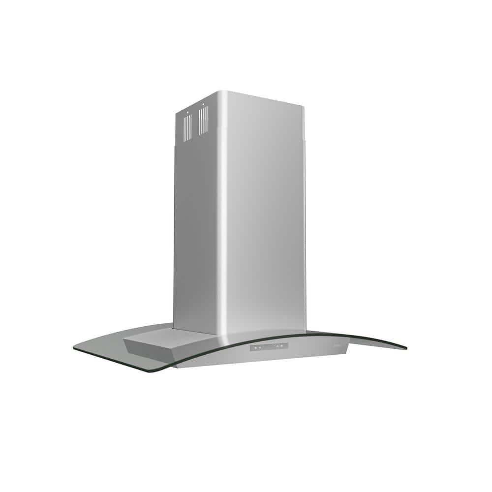 Zephyr Milano 36" 700 CFM Convertible Island Range Hood with LED Lighting