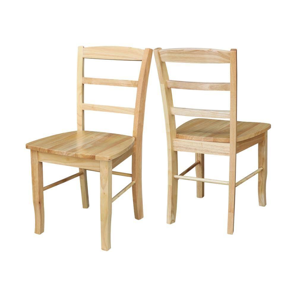 Set of 2 Madrid Ladderback Chairs - International Concepts