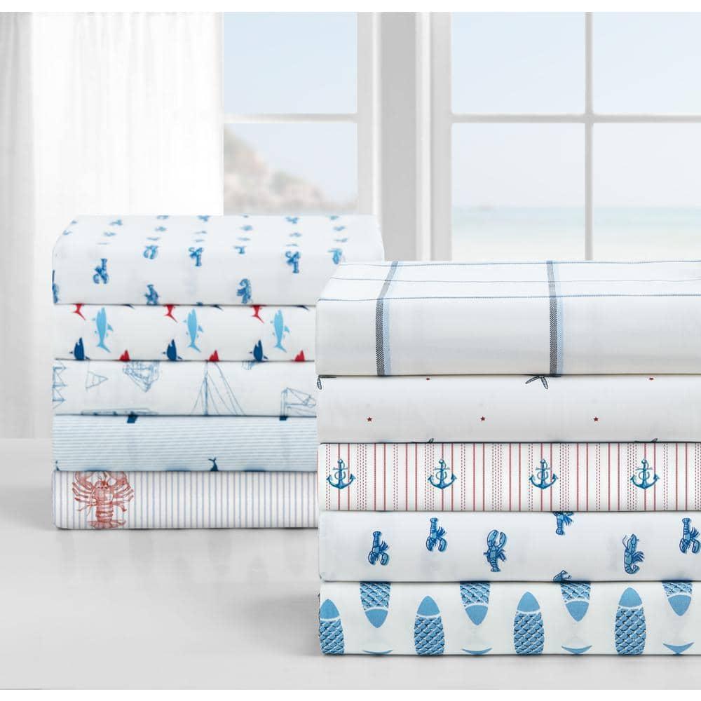 Nautica Nautica Printed Cotton Percale Sheet Sets