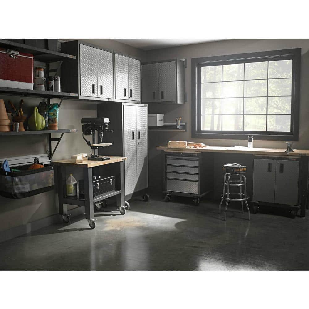 Adjustable Height Hardwood Workbench