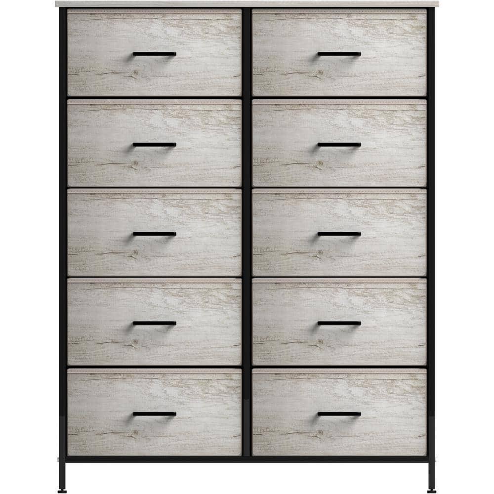 Sorbus Sorbus 10 Drawers Dresser with Steel Frame and Fabric Bins
