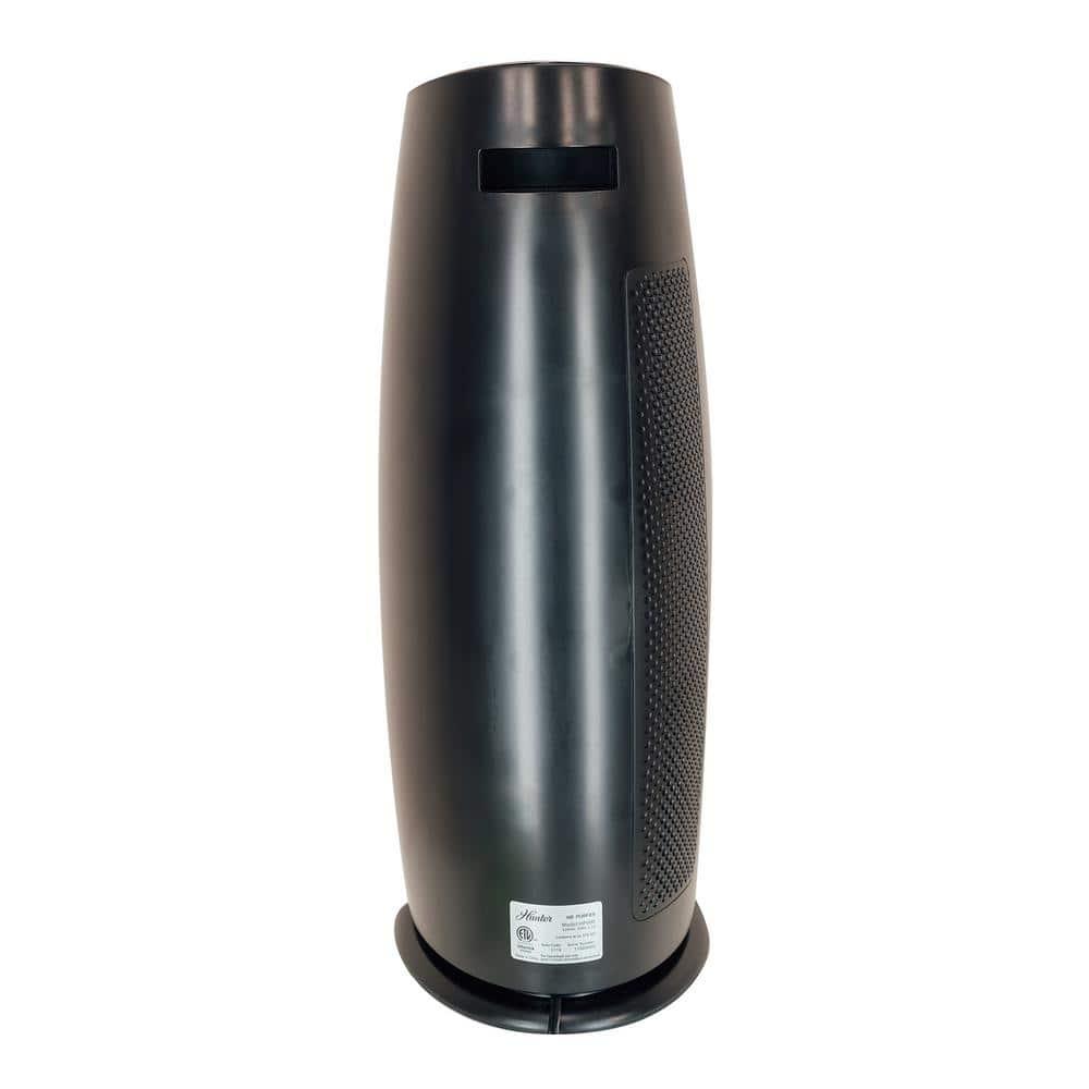 Hunter Fan HP600 Tall Tower Air Purifier, Black
