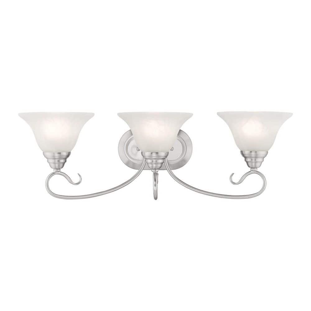 Livex Lighting Coronado 3 - Light Vanity in  Brushed Nickel