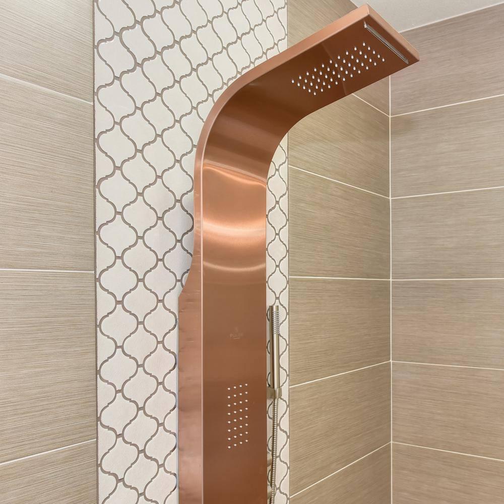 PULSE Santa Cruz ShowerSpa Stainless Steel Shower Panel