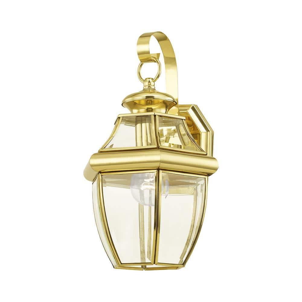 Livex Lighting Monterey 1 - Light Wall Light in  Polished Brass