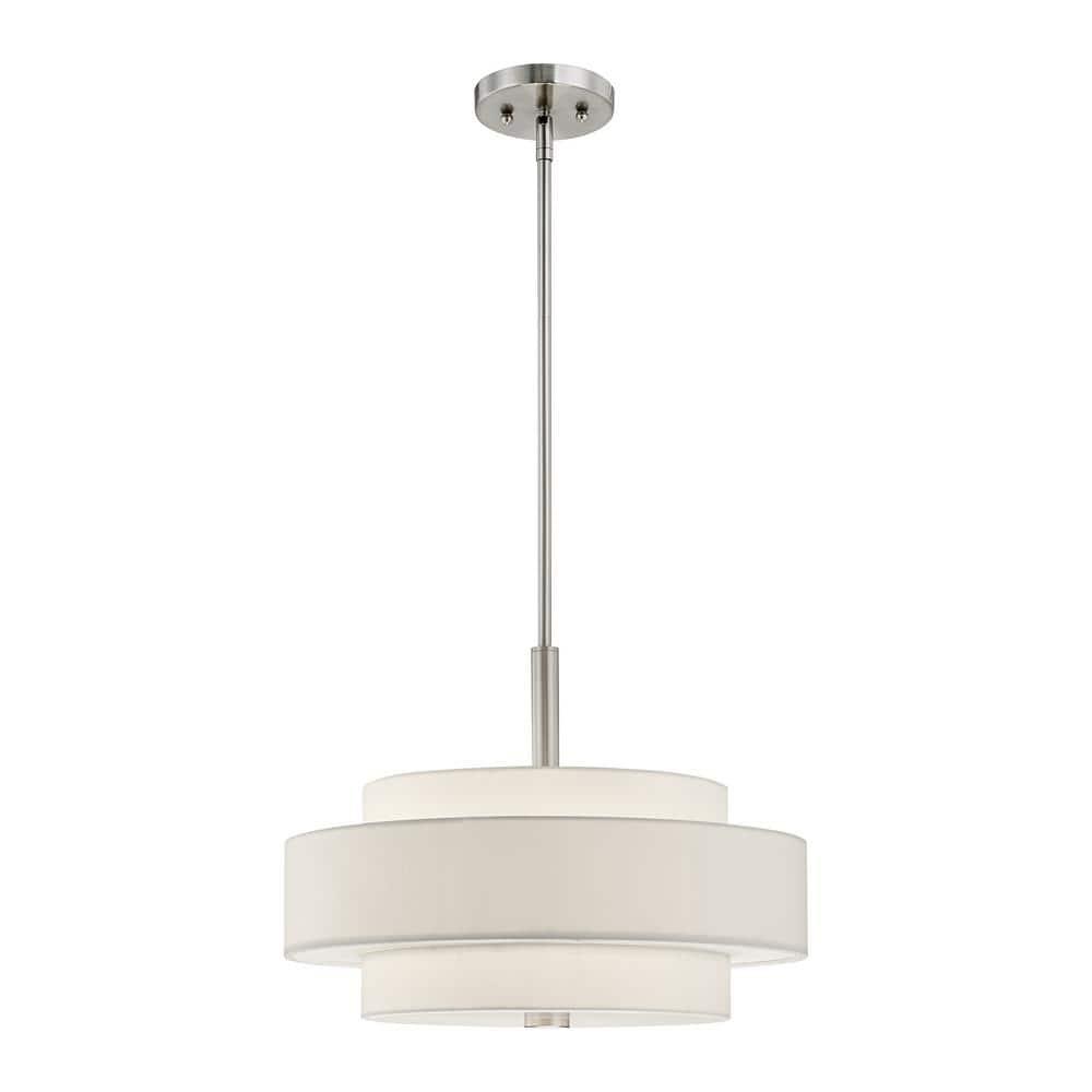 Livex Lighting Meridian 4 - Light Pendant in  Brushed Nickel