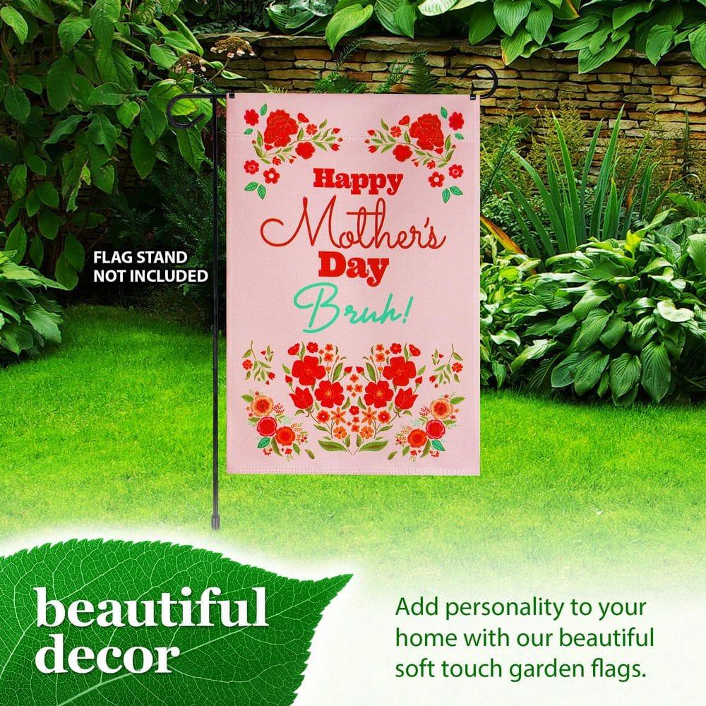 12x18in Multicolor Polyester Happy Mother's Day Garden Flag