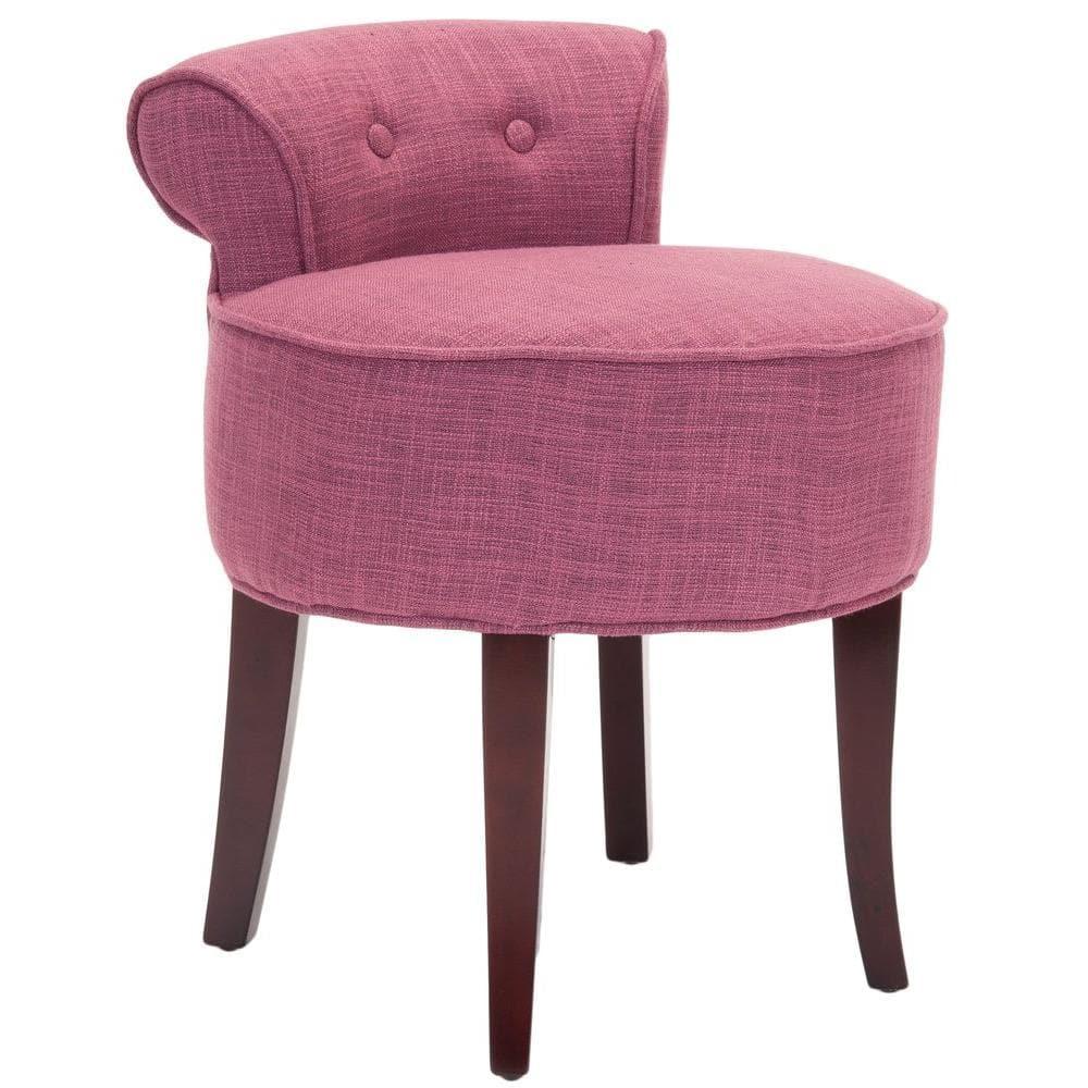 Georgia Vanity Stool - MCR4546 - Rose - Safavieh