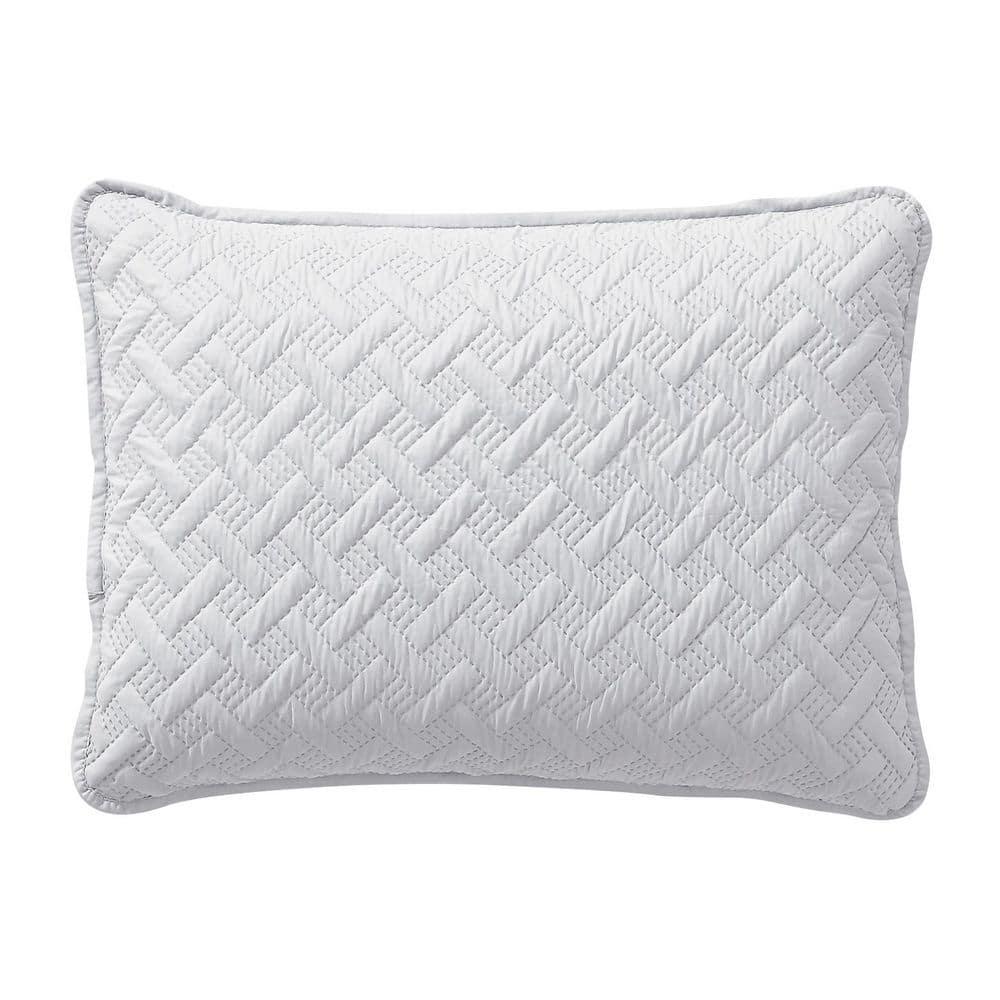 Nina Embossed Basketweave Quilt Set