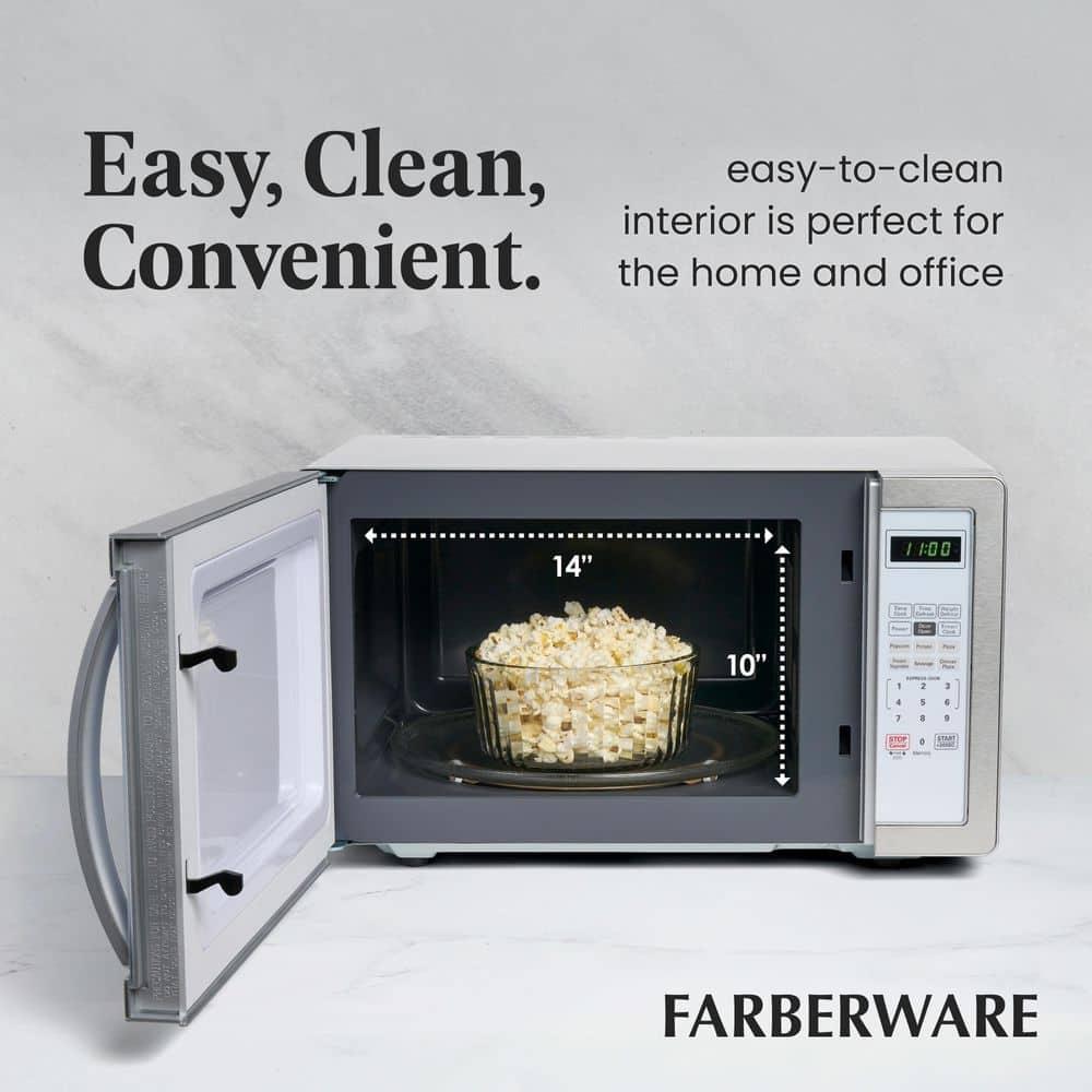 Farberware Farberware Classic Countertop Microwave Oven, 1.1 Cubic Feet cu. ft., 1000 watts, with Child Lock