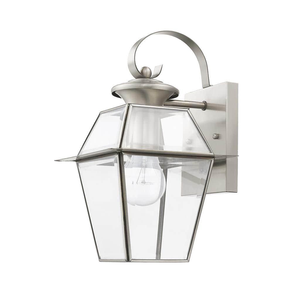 Livex Lighting Westover 1 - Light Wall Light in  Brushed Nickel