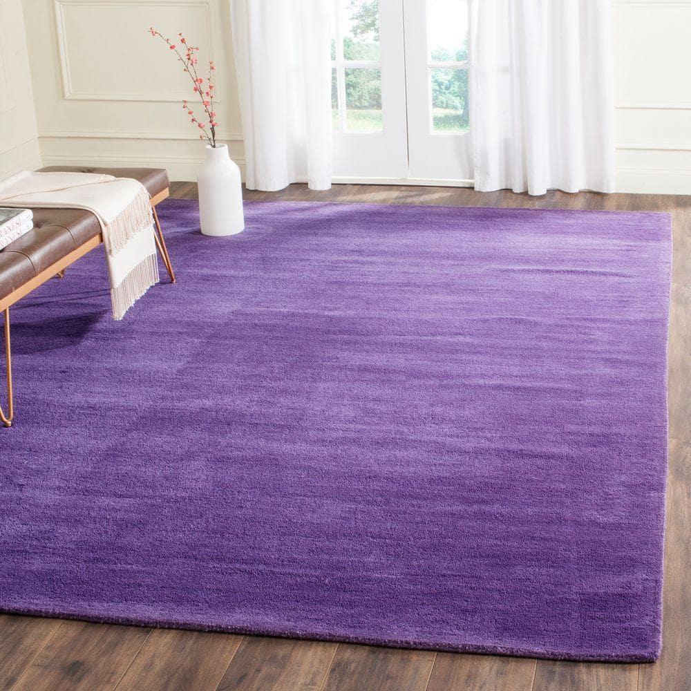 Himalaya HIM610 Handmade Area Rug - 8'x10' - Purple - Safavieh