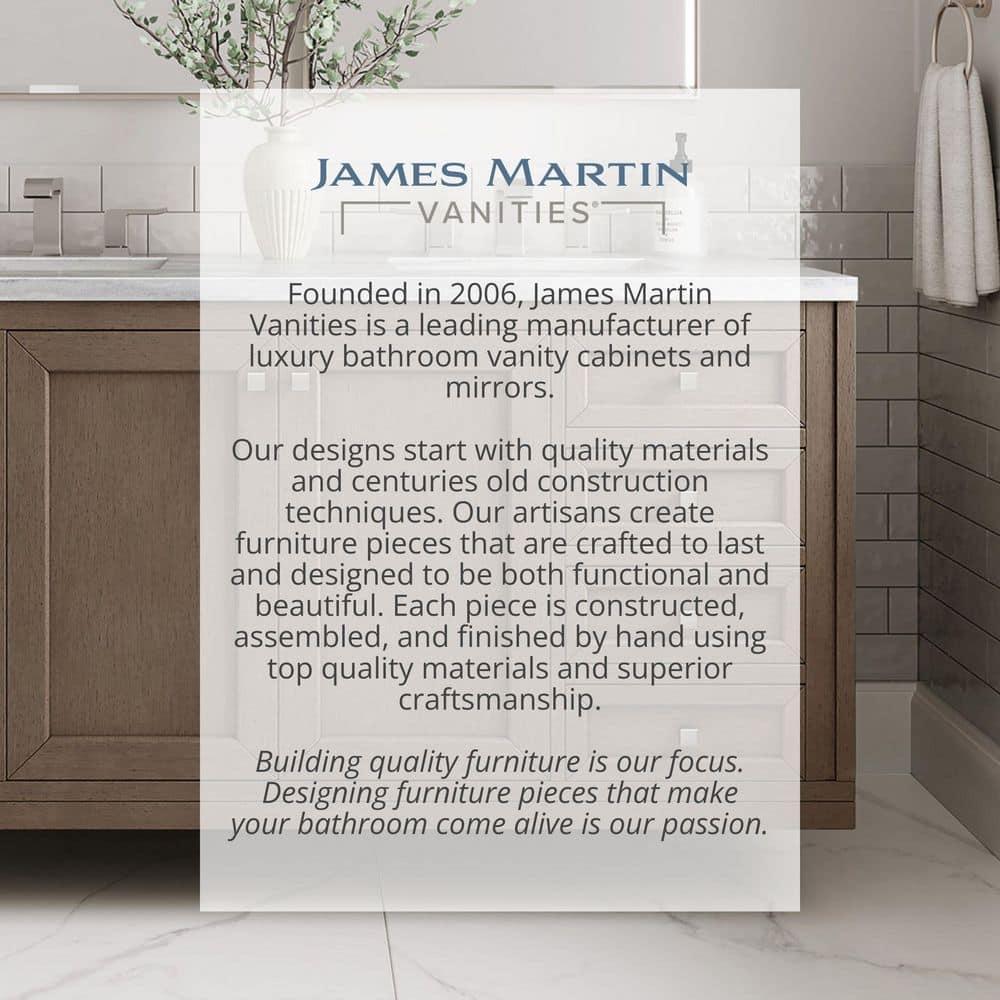 James Martin Vanities Athens 60'' W  W Double Vanity