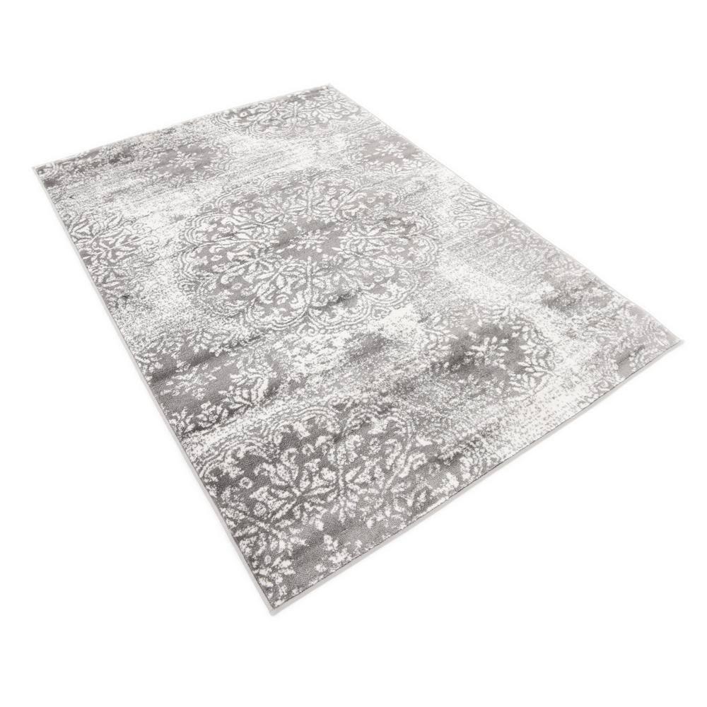 Unique Loom 4' 0 x 6' 0 Sofia Grand Gray Area Rug