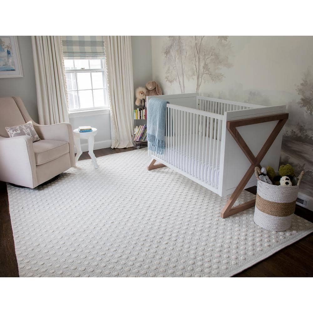 Langdon Geometric Handmade Flatweave Wool Gray Area Rug