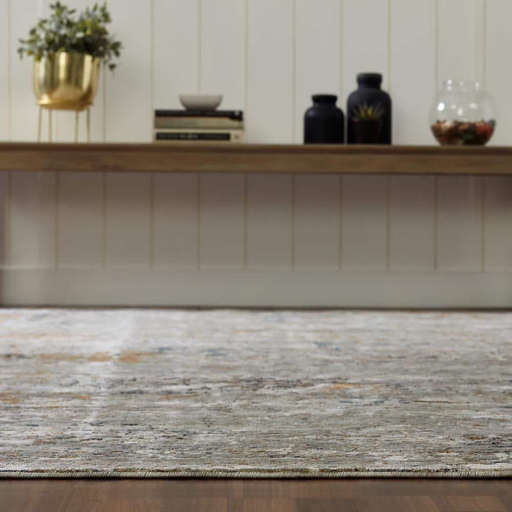 Pearl Grey Area Rug 2' x 3' 2' x 3' Rectangle