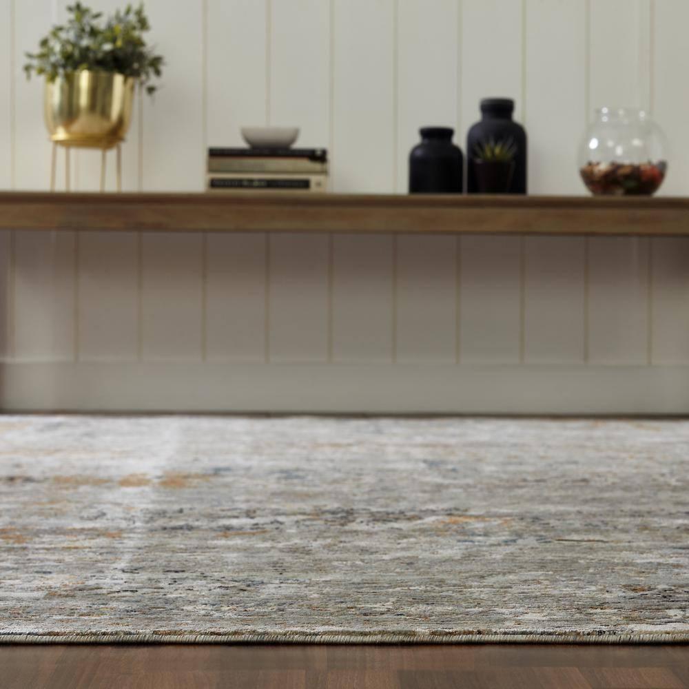 Pearl Grey Area Rug 7'9" x 10' 8' x 10' Rectangle