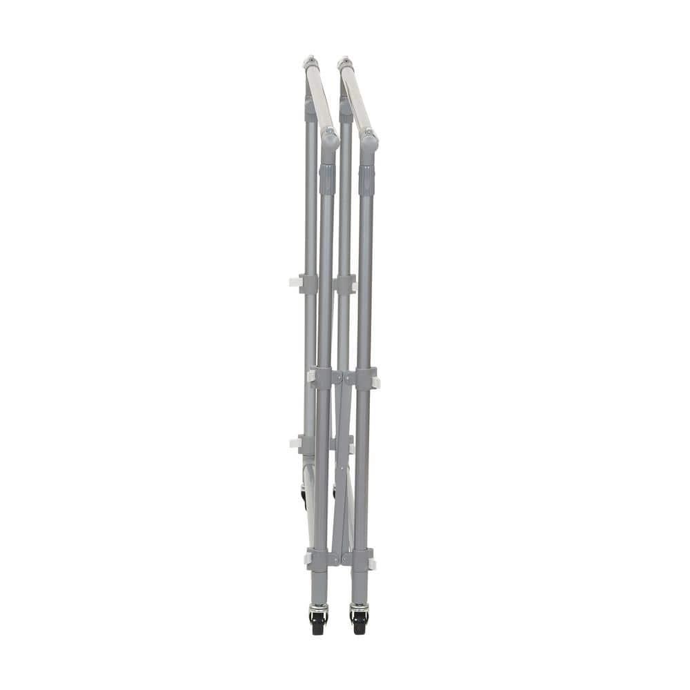 Household Essentials 52'' Dual Arm Adjustable Folding Garment Rack