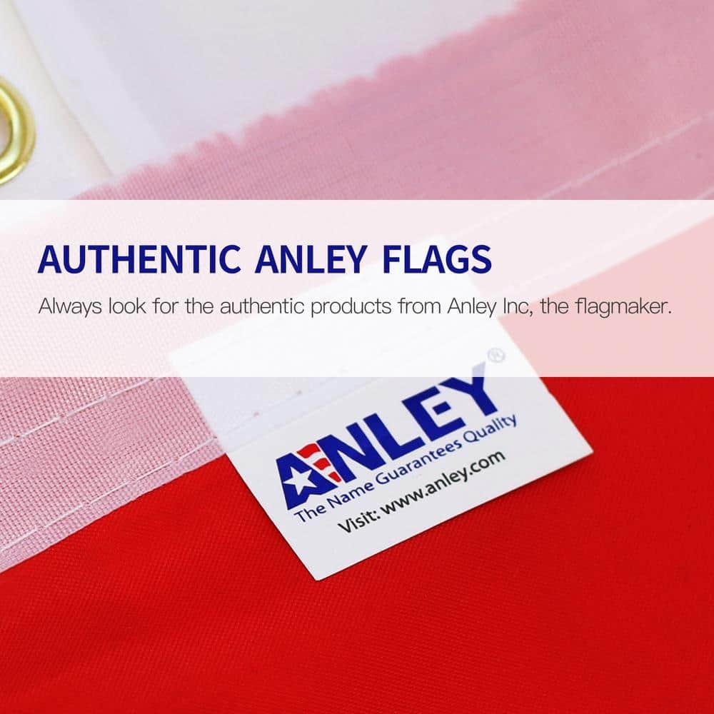 ANLEY Solid Purple Black Blue Red Green Flag Polyester 36 x 60 in. House Flag
