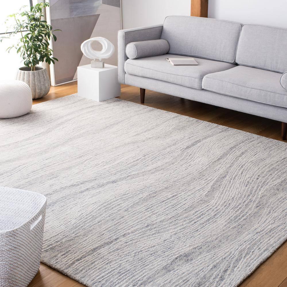 SAFAVIEH Metro Bridget Abstract Area Rug, Grey/Ivory, 8' x 10'