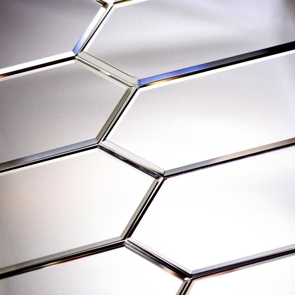 Abolos Reflections Matte 3" x 12" Beveled Glass Tile