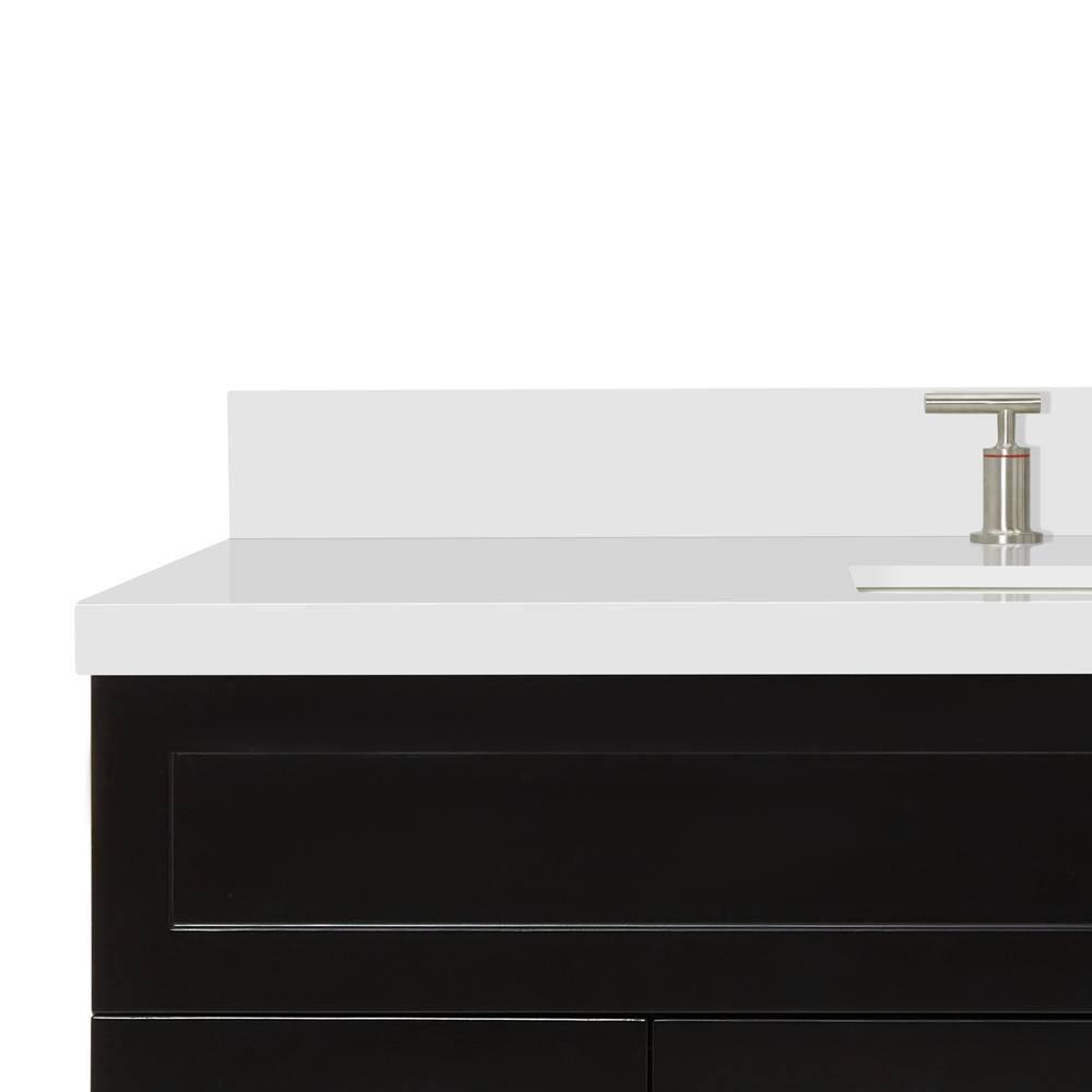 Ariel F055s-Wq-Vo Hamlet 55" Freestanding Single Basin Vanity Set - Black
